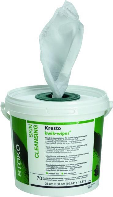 Produktbild Stoko Kresto Kwik-Wipes (Flüssigseife, 70 Stück)