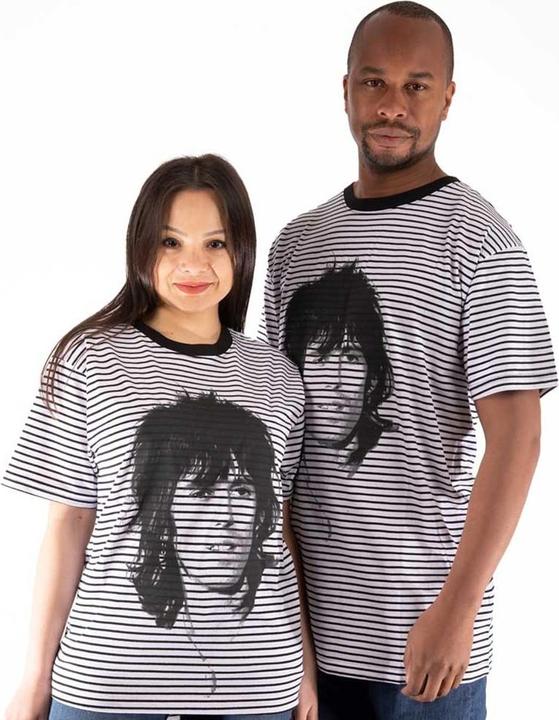 Actual product image The Rolling Stones Unisex Adult Keith Striped T-Shirt (XXL)