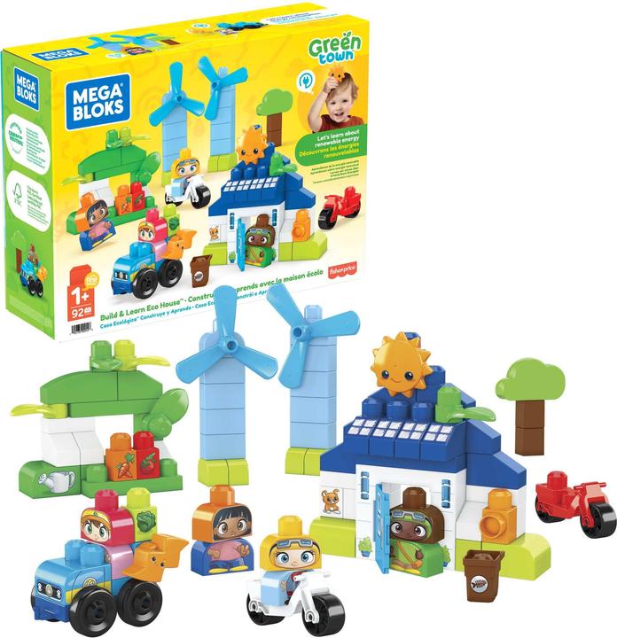 Produktbild Mega Construx Green Town Bau- und Lernspass Eco Haus