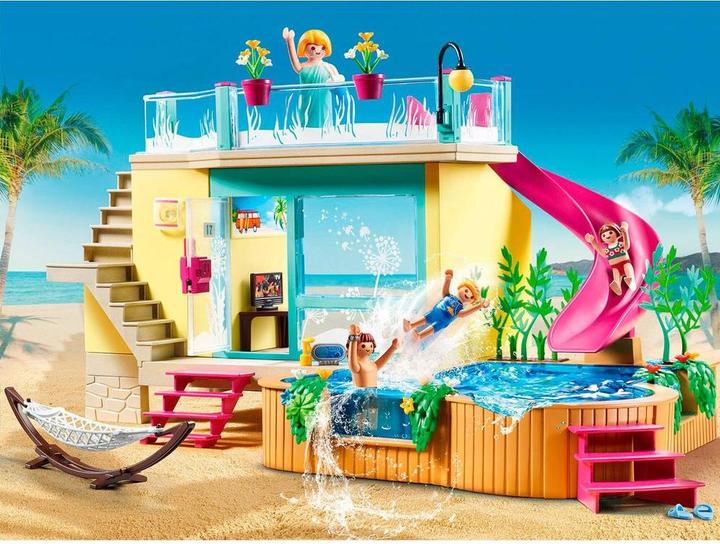 Produktbild Playmobil Bungalow mit Pool (70435, Playmobil Family Fun)