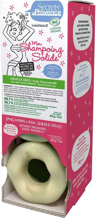 Secrets de Provence Shampoo Oily Hair Dispenser (Festes Shampoo)