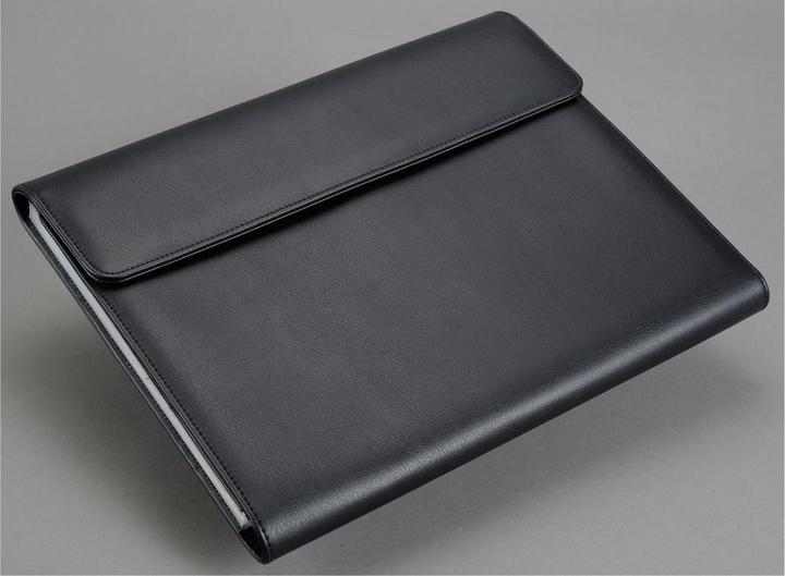 Produktbild Fächermappe ""VADO"", DIN A4, Lederimitat, schwarz 12 Fächer, Reissverschluss, 4 Visitenkarte (A4, 1 x)