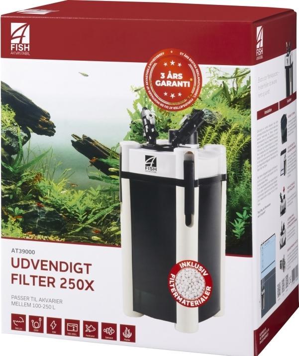 Produktbild 4fish udvendig filter 250X, 760 L/T, 10W (760 l)