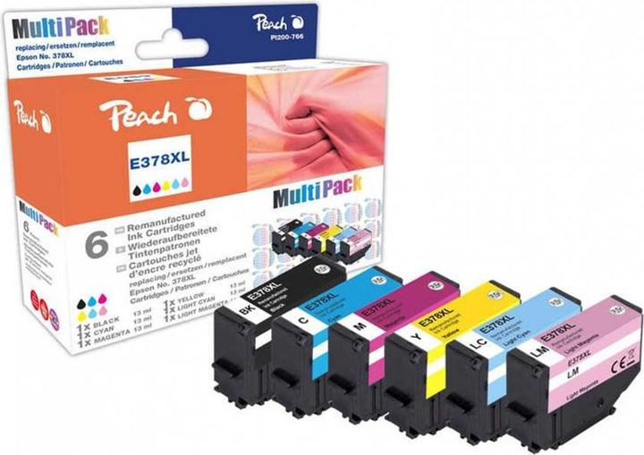 Image du produit Peach No. 378XL Multi-Pack, T3798, REM, FW (M, CF, C, Y)