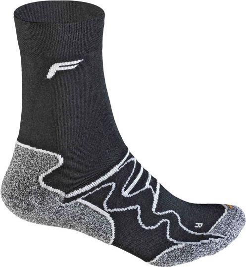 Fuse Outdoor-Sicherungswanderung E 100 / 47-49 Schwarze und schwarze Socken (47 - 49)