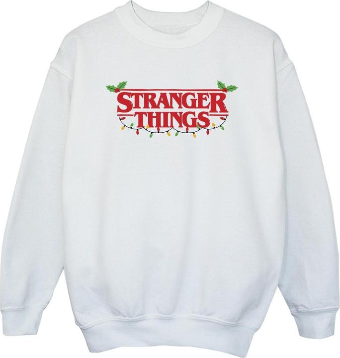 Netflix Stranger Things Christmas Lights Sweatshirt Mädchen
