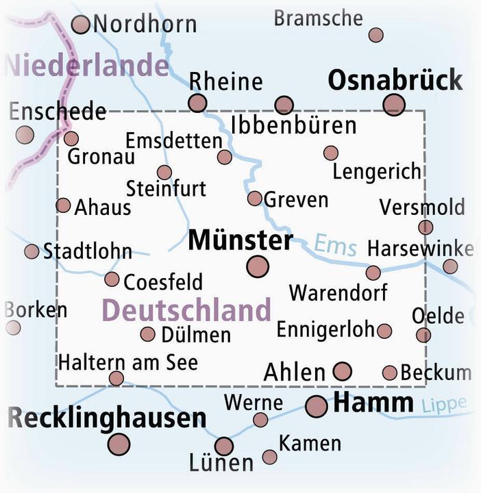 Immagine prodotto Mappa ciclabile di PublicPress.Münsterland