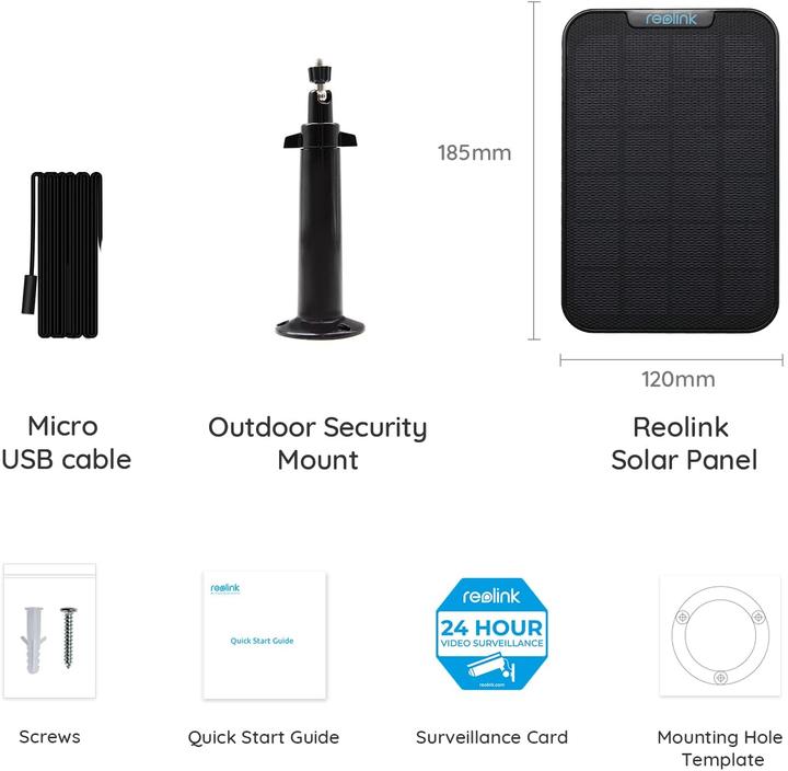 Produktbild Reolink Solarpanel RL-Solar für Kameras (Solarpanel)