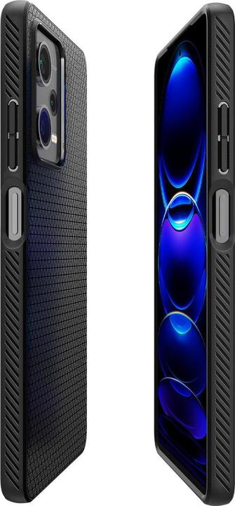 Actual product image Spigen Liquid Air - Case do Xiaomi Redmi Note 12 Pro 5G / POCO X5 Pro 5G (Czarny) (Xiaomi Redmi Note 12 Pro 5G, Xiaomi Poco X5 Pro)