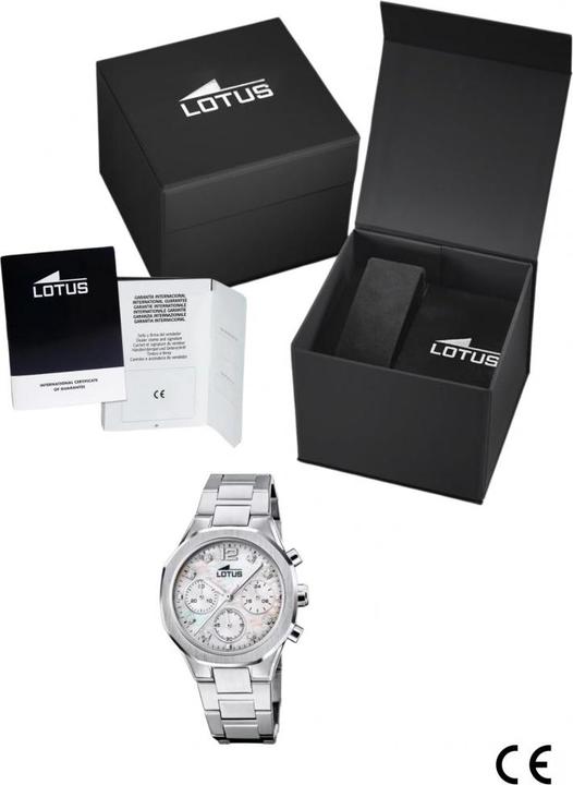 Actual product image Lotus 18869/1 Excellent stainless steel bracelet Chrono (Chronograph, 37 mm)