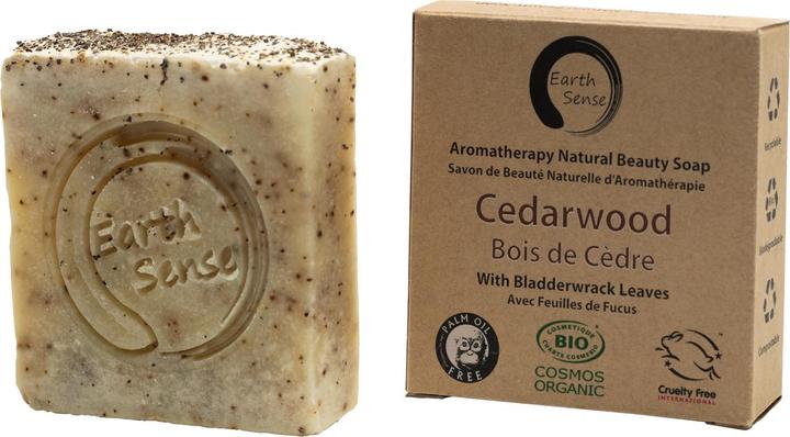 Produktbild Natura Punto Palmölfreie feste Bio-Seife, min. 72% kaltgepresste Öle, Zedernholzduft (Hartseife)