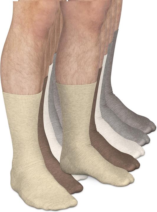 Produktbild Normani 10 Paar Gesundheitssocken mit hohem Baumwollanteil (10er Pack, 47 - 50)