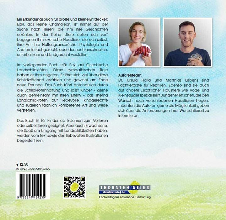Actual product image Griechische Landschildkröten (German, Matthias Lebens, Ursula Halla, 2019)