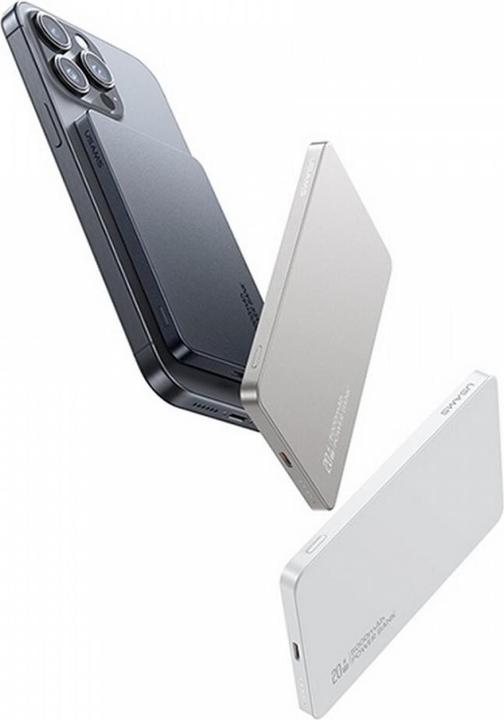 Image du produit Usams Powerbank indukcyjny 5000mAh 20W PD Fast Charge titanium CY Series 5KCD23102 (US-CD (5000 mAh, 20 W)