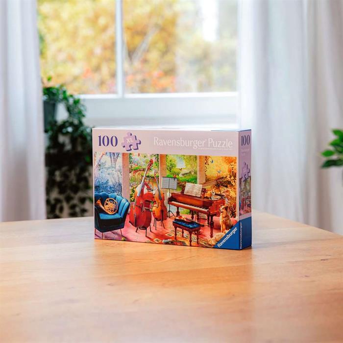Produktbild Ravensburger Puzzle 12001366 - Musikalische Jahreszeiten - Puzzle für ältere Menschen und Senioren (100 Teile)