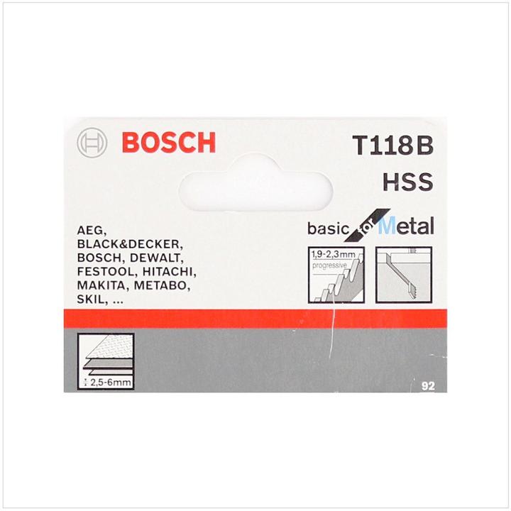 Image du produit Bosch Professional Zubehör T 118 B de base pour le métal