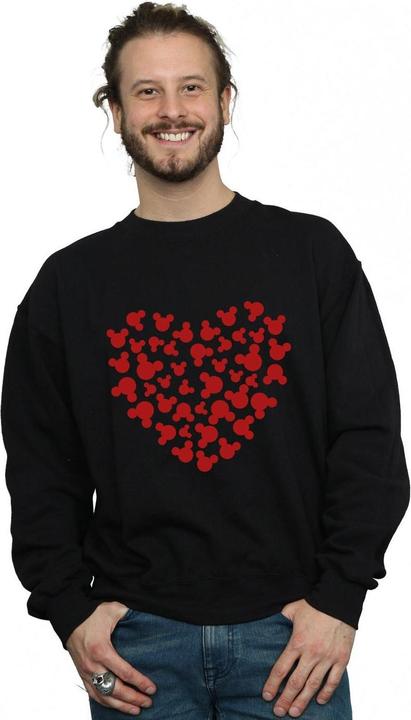 Immagine prodotto Disney Mickey Mouse Heart Silhouette Felpa Uomo (L)