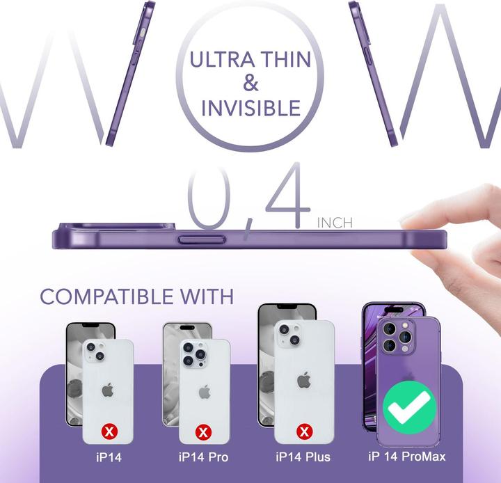 Produktbild Nalia Extrem Dünnes 0,3mm Mattes Hardcase (Apple iPhone 14 Pro Max)