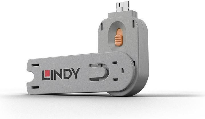 Actual product image Lindy Key for USB port lock