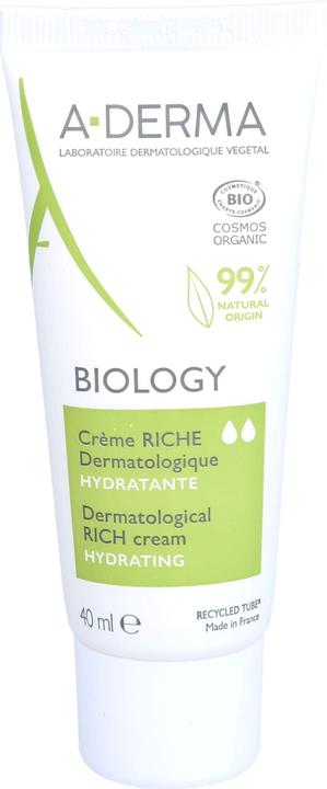 A-Derma BIOLOGY Reichhaltige Creme Creme (40 ml, 24h Creme)
