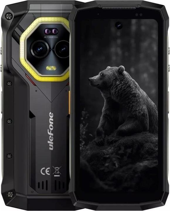 Ulefone Smartphone Armor Mini 20 8GB/256GB (Schwarz) (256 GB, Black, 4.70", Dual SIM, 50 Mpx, 4G)