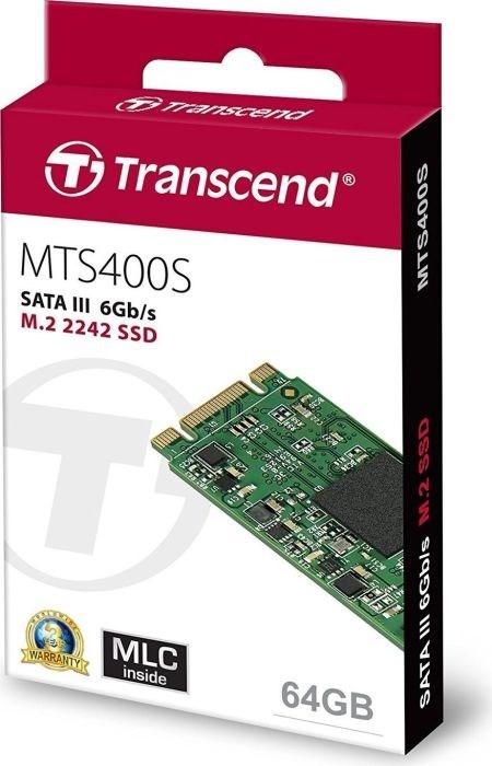 Actual product image Transcend Mts400 (64 GB, M.2 2242)