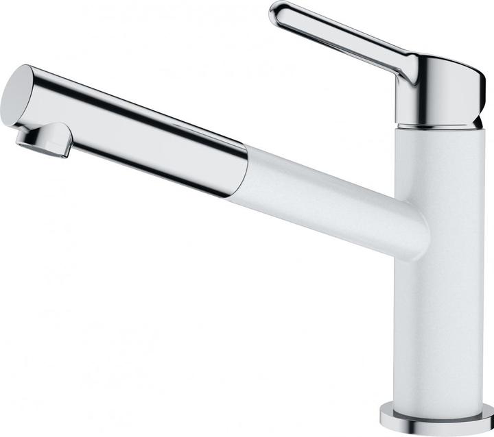 Franke Kitchen faucet with pull-out hose Orbit 115.0623.139, chrome/white