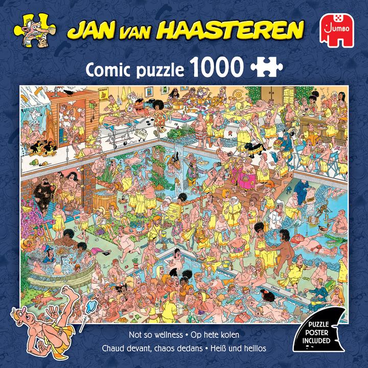 Actual product image Jumbo Jan van Haasteren - Not so wellness (1000 pieces) (1000 pieces)