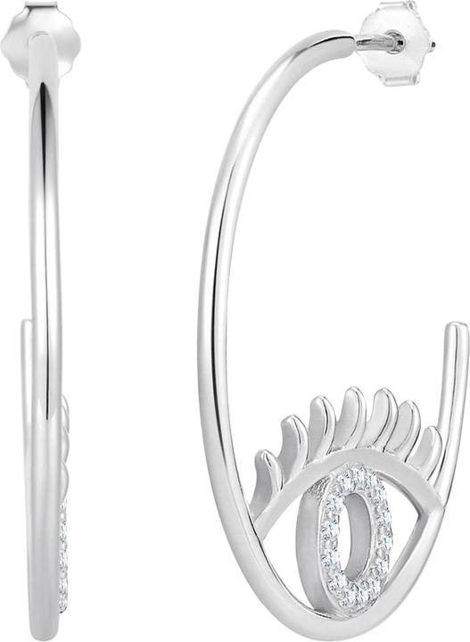 Glanzstücke München Damen Ohrringe Allsehendes Auge Sterling Silber - 34682 (Sterling Silber)