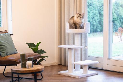 Produktbild Beeztees Kratzmöbel Serpa Figo (92 cm, Weiss)
