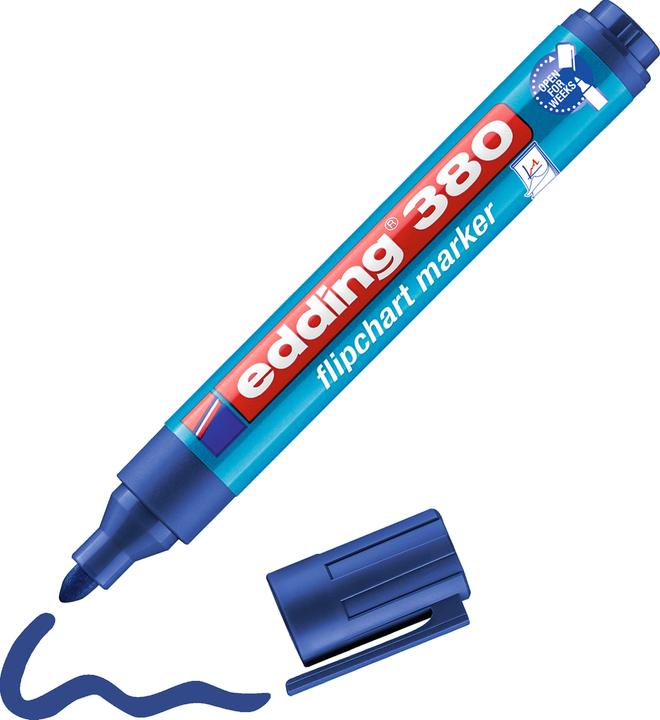Produktbild Edding Flipchart Marker 380 (Blau, 3 mm, 1 x)