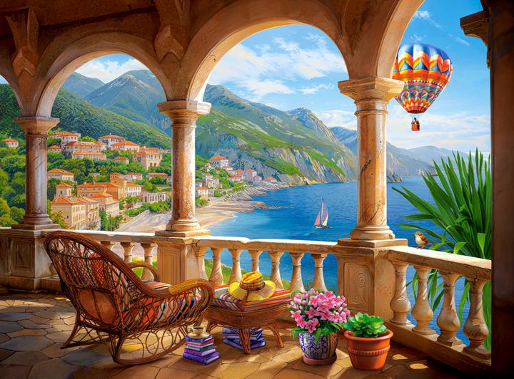 Actual product image Castorland Puzzle 2000 pieces Montenegro Meditation (2000 pieces)