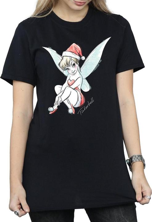 Immagine prodotto Disney Tinkerbell Christmas Fairy Maglietta Ampia Donna (S)