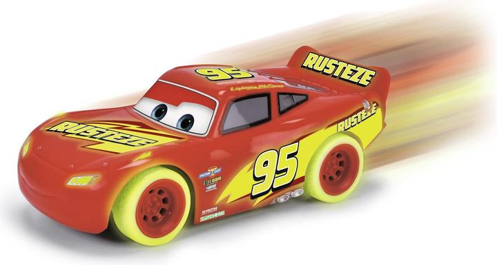 Actual product image Dickie Glow Racers Light McQueen