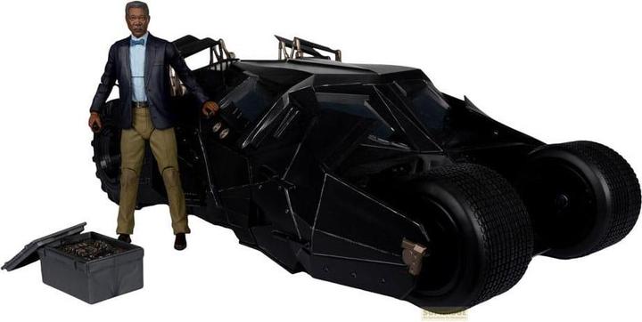 Image du produit McFarlane DC Multiverse Véhicule Tumbler avec Lucuis Fox (The Dark Knight) (Label d'or)
