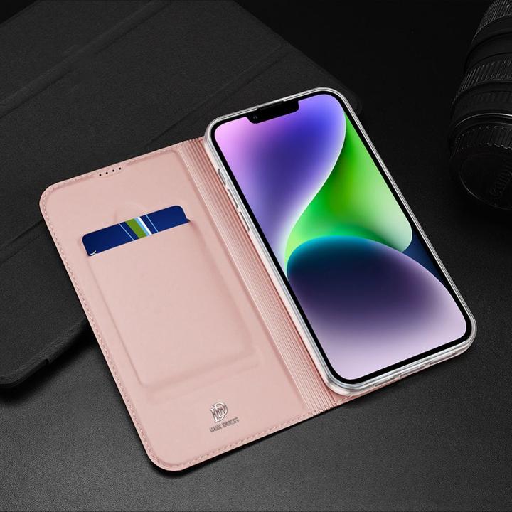 Productafbeelding Dux Ducis Skin Pro Portemonnee Hoesje voor iPhone 15 Plus - Zwart (Apple iPhone 15 Plus)