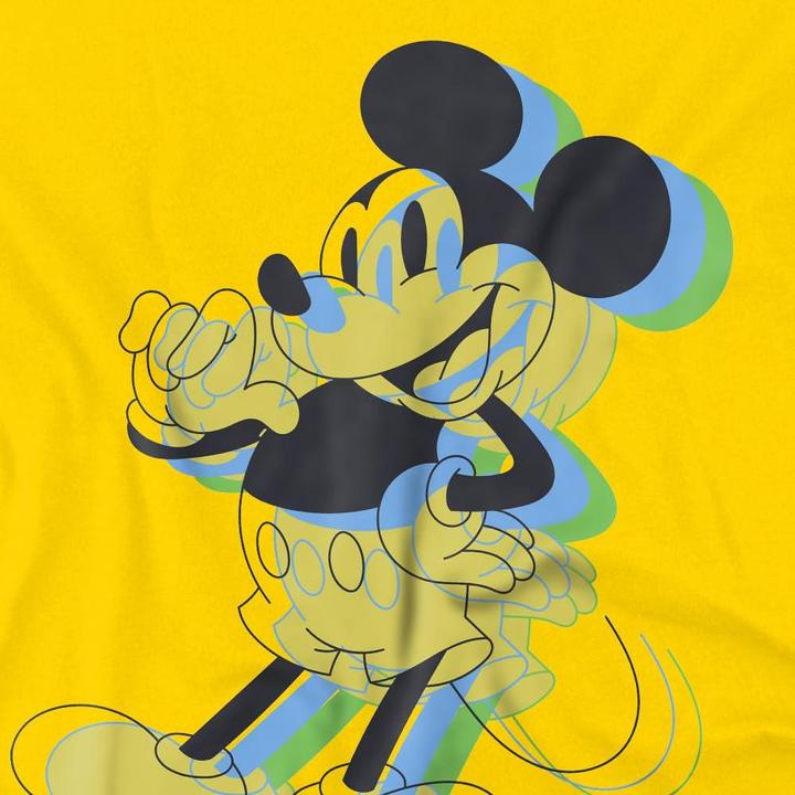 Actual product image Disney Mens Trippy Mickey Mouse T-Shirt (3XL)