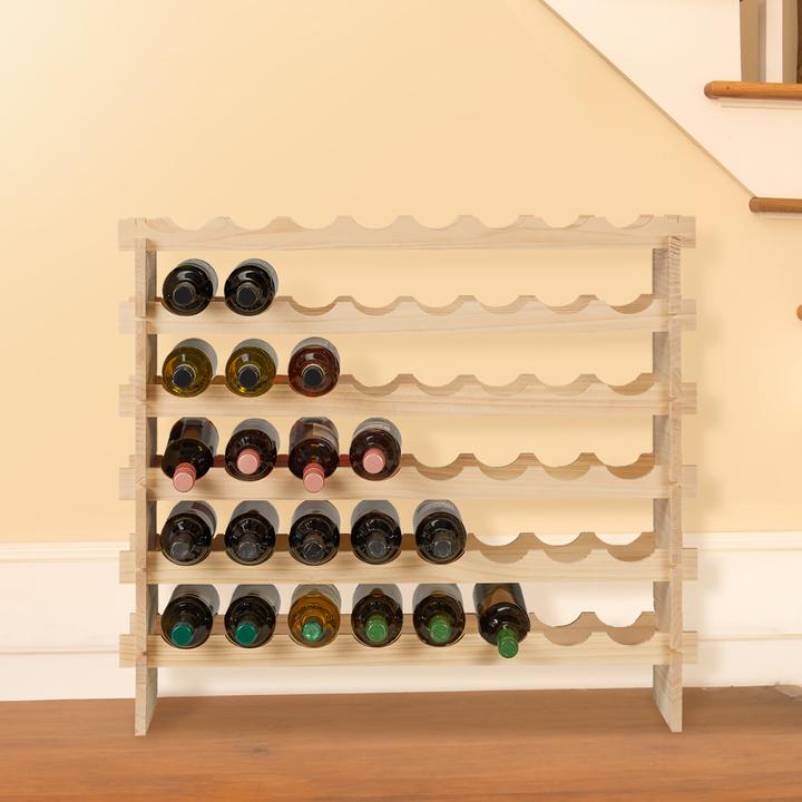 Image du produit Relaxdays Casier à vin (82 x 25 x 73 cm)
