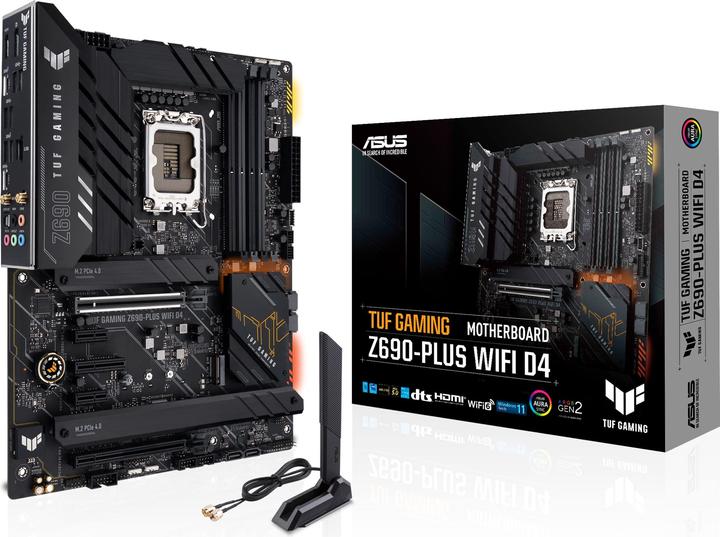 Actual product image ASUS TUF Gaming Z690-Plus Wifi (LGA 1700, Intel Z690 (DDR4), ATX)