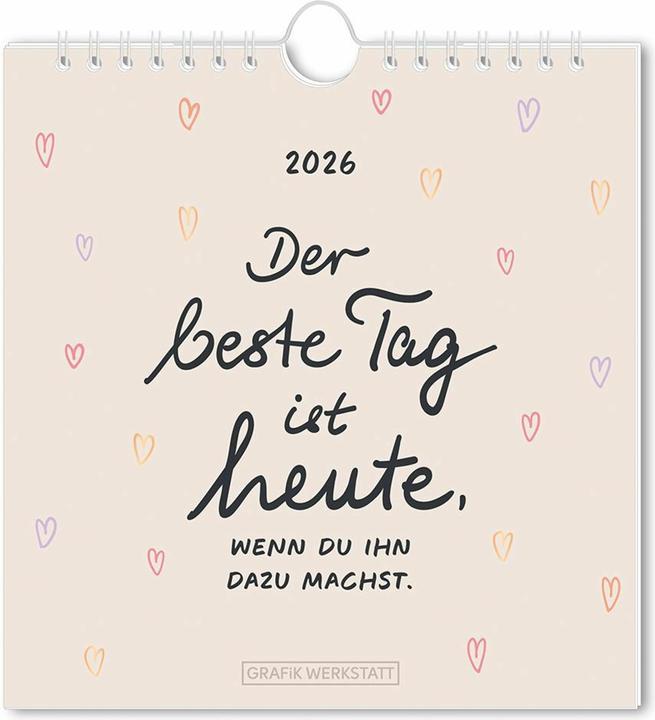 Actual product image Postkartenkalender 2026 Der beste Tag (16 x 17 cm, German)