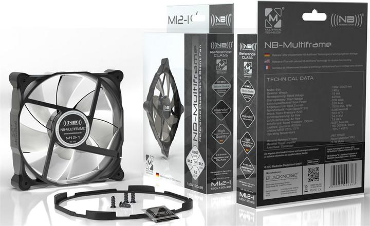 Actual product image Noiseblocker Multiframe S-Series M12-PS (120 mm, 1 x)