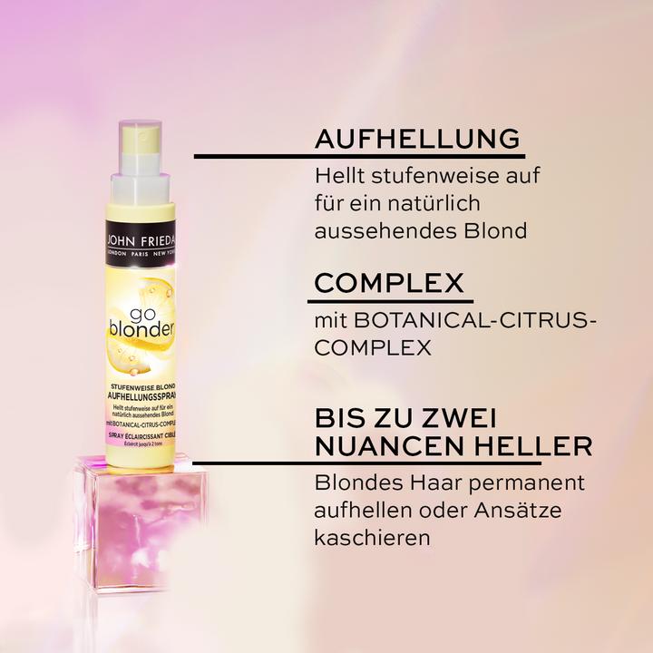 Produktbild John Frieda Go Blonder Stufenweise Blond Aufhellungsspray