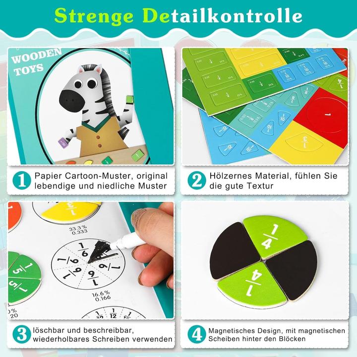 Produktbild The Toy Company Bruchrechnen, Mathematik Spielzeug