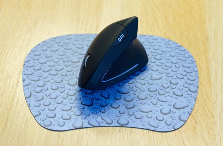 Produktbild Q-Connect Maus ergonomisch schwarz kabellos (Kabellos)