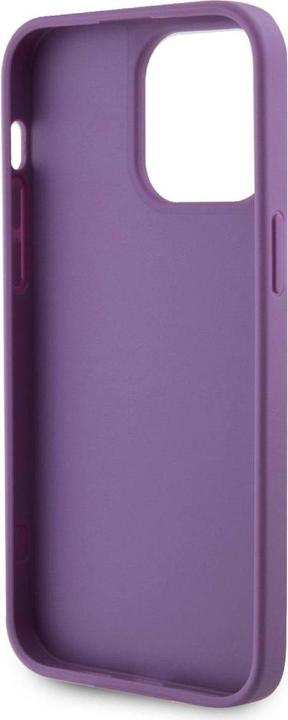 Immagine prodotto Guess Custodia con logo in metallo con strass a triangolo per iPhone 15 Pro Max viola (Apple iPhone 15 Pro Max)