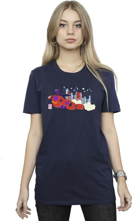 Image du produit Disney - T-shirt BIG HERO BAYMAX HIRO BRIDGE - Femme (M)