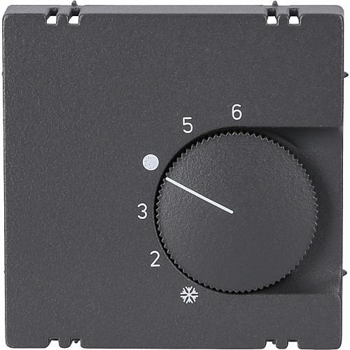 Actual product image EGB Cover set for Gira anthracite matt JZ-001.141/GI alternative: K551076U/81E