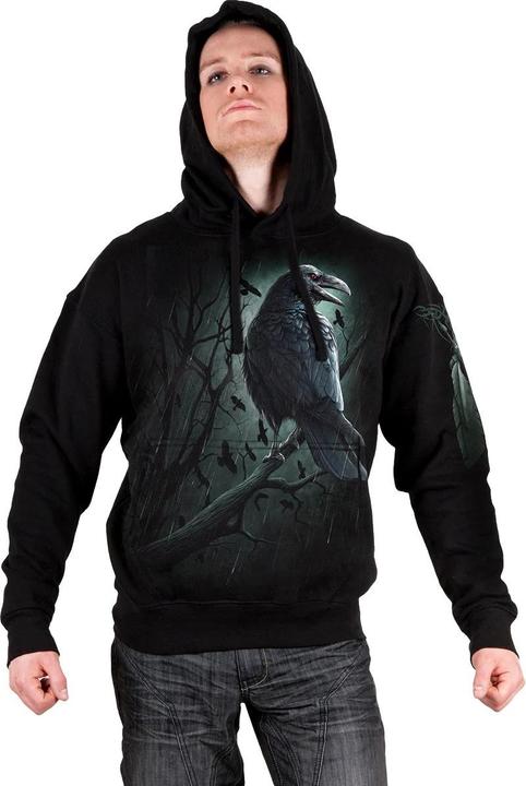 Actual product image Spiral Unisex Adult Shadow Raven Hoodie (XL)