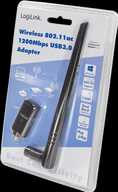Image du produit LogiLink WL0246 Carte réseau WLAN 876 Mbit/s (USB)