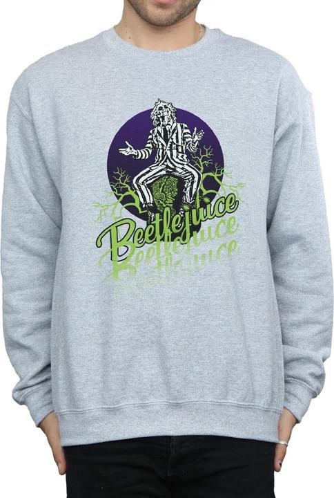 Image du produit Beetlejuice Mens Faded Pose Cotton Sweatshirt (S)